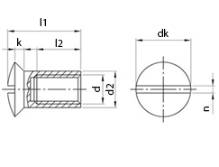 Technical drawing ART. 9061 A1 (1.4305) 