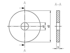 Technische Zeichnung  DIN 1052 A2 