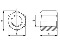 Technische Zeichnung  DIN 6330 A2 