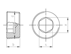 Technische Zeichnung  DIN 906 A2 