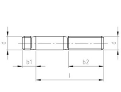 Technische Zeichnung  DIN 938 A2 