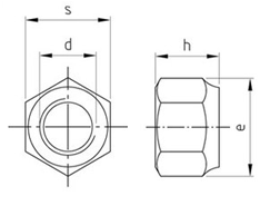 Technische Zeichnung  DIN 982 A2 