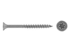 Double countersunk head timber screws with partial thread