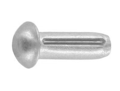 Grooved pins with round head 