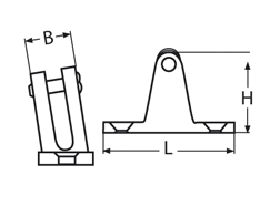 Deck hinge angle base, 80°