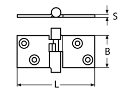 Take-apart motor box hinge