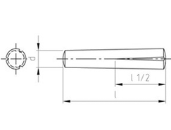 Чертёж DIN 1472 A1 (1.4305) 