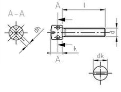 Чертёж DIN 404 A1 