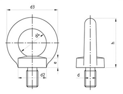 Чертёж DIN 580 A2 