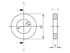 Чертёж DIN 7349 A2 
