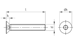 Чертёж DIN 7991 A2 