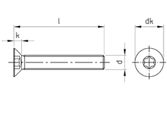 Чертёж DIN 7991 TX A2 