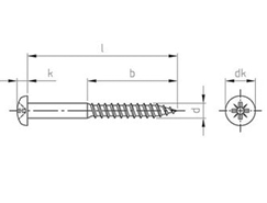 Technische Zeichnung  DIN 7996 PZ A2 
