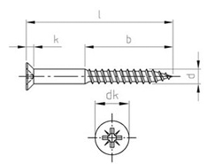Technische Zeichnung  DIN 7997 PZ A2 