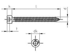 Technische Zeichnung  ART. 9051 A2 