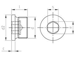 Чертёж DIN 908 A2 