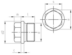 Чертёж DIN 910 A2 