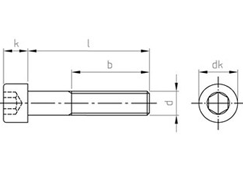 Чертёж DIN 912 A2 