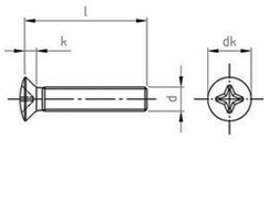 Чертёж DIN 966 PH A2 