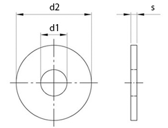 Чертёж ISO 7093-1 A2 