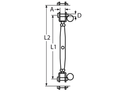 Wantenspanner Gabel-Gabel