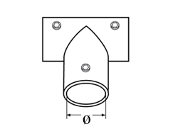 T-Stück, 90°