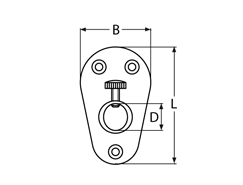 Flaggenstockhalter