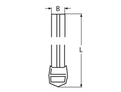 Battery hold-down strap