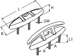 Klappklampe mit Gewinde