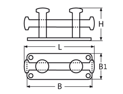 Doppelkreuzpoller