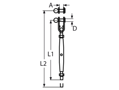 Wantenspanner Toggle-Terminal