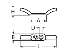 Flaggenklampe