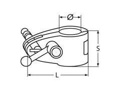 Rohrmittelstück mit Knebel