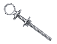 Augbolzen mit Kragen und metrischem Gewinde 