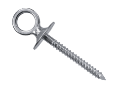 Augbolzen mit Kragen und Holzgewinde 